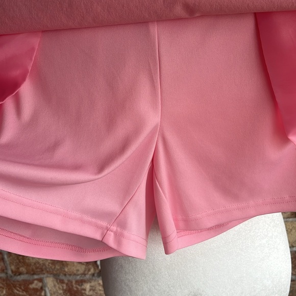 EP Pro soft pink skort with plaid trim. Size 12. - Picture 6 of 10